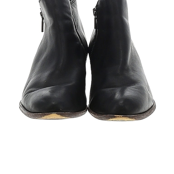 Lucky Brand Black Leather Ankle Boots - Picture 2 of 2
